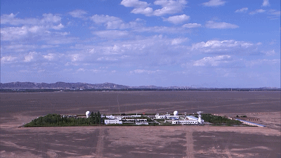 酒泉卫星发射中心丨东风站神舟飞船返回祖国的最后一棒