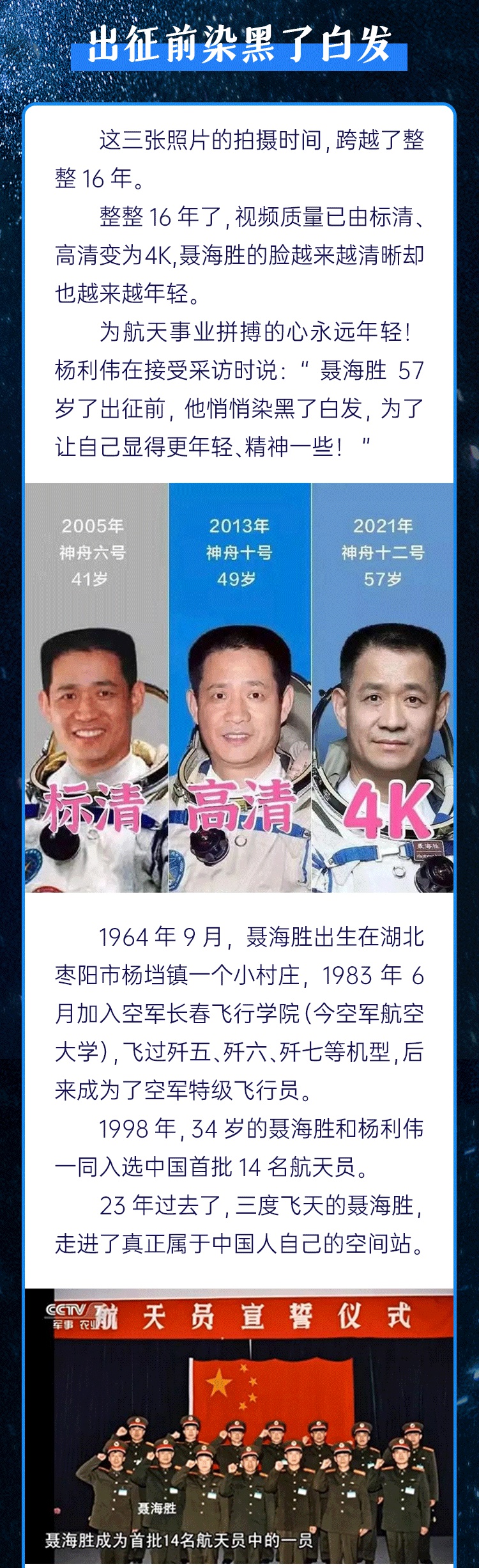 111天聂海胜成我国太空驻留时长第一人图一条