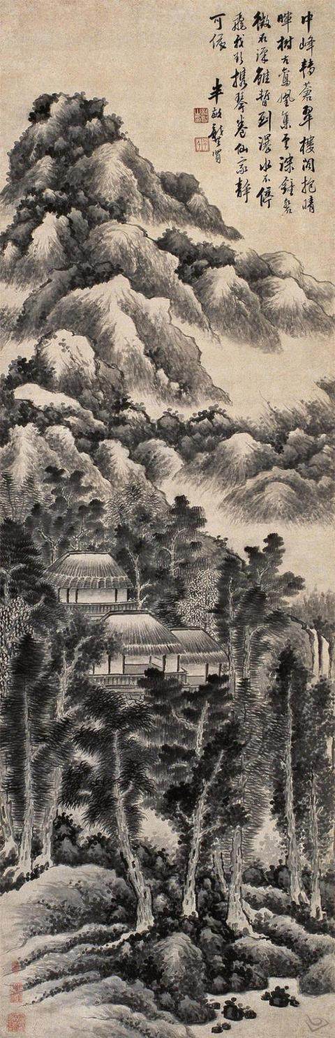 明末著名画家龚贤山水画作品欣赏