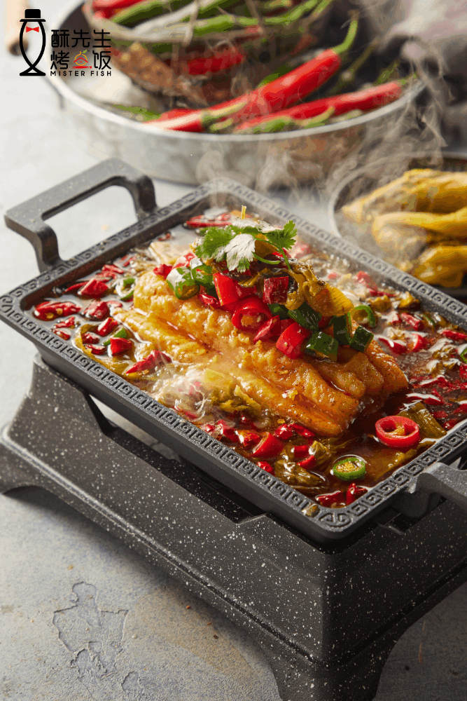 多样口味,单人多人均可选一种小而精的新型平价烤鱼快餐酥先生烤鱼