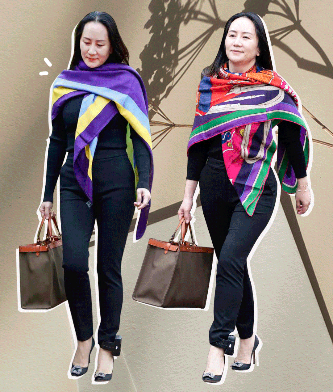 高级大方有气质孟晚舟的衣品真的好棒