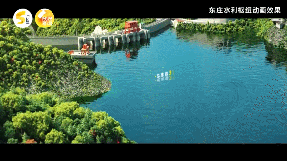 东庄水利枢纽工程10月21日上午10时25分,▲泾河峡谷(礼泉县叱干镇)
