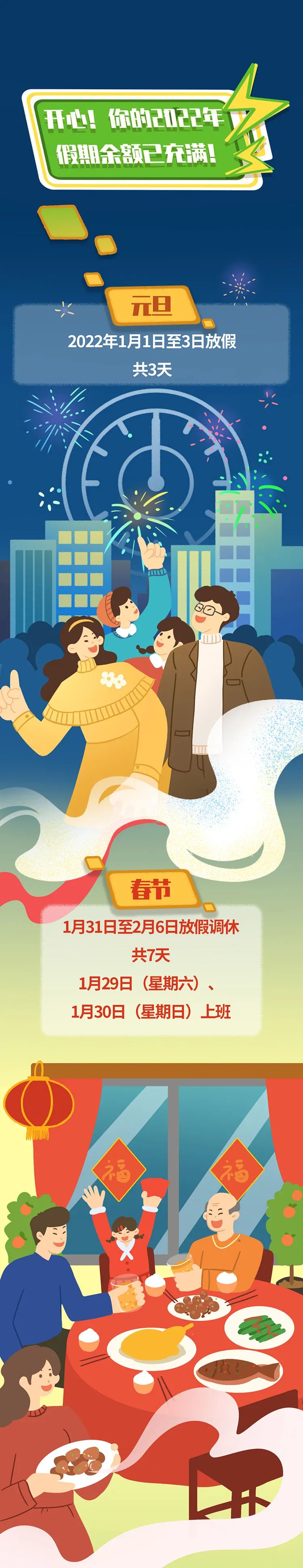 22年放假安排来了 你可能还有这些假期余额还没用 腾讯新闻