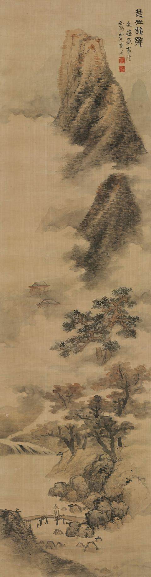 蓝瑛山水画赏析