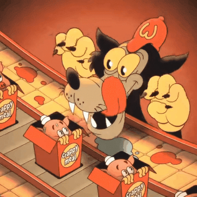 gif动画丨根本停不下来超魔性的可爱动画色彩鲜艳造型可爱十分让人