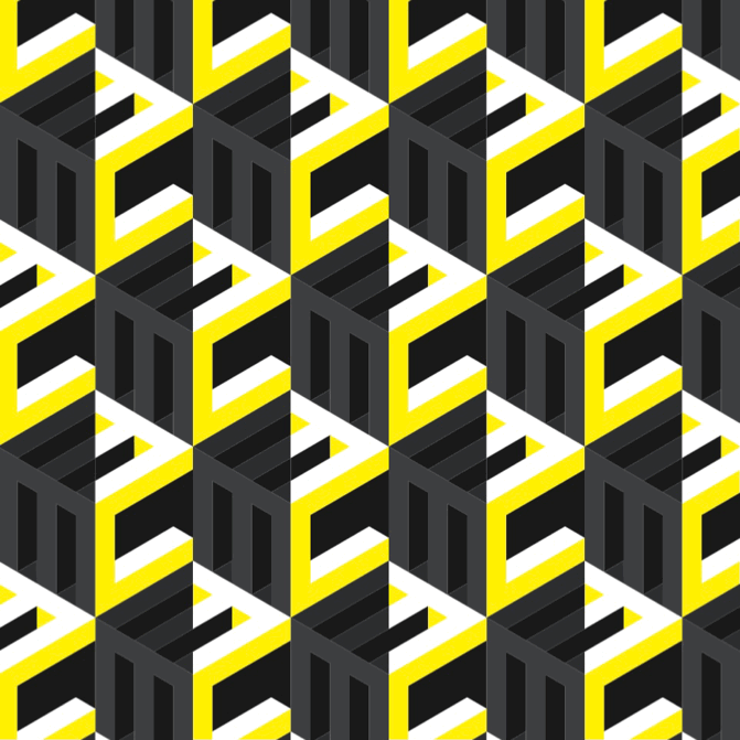 源自德国巴伐利亚洲旗中的菱形设计,将二维的经典图案变换为三维符号