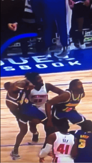 活塞 【NBA】勒布朗诡辩：他的脸碰到我手所以出血？