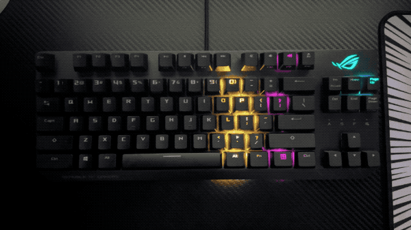 rog游侠nx tkl机械键盘电竞味十足_腾讯新闻