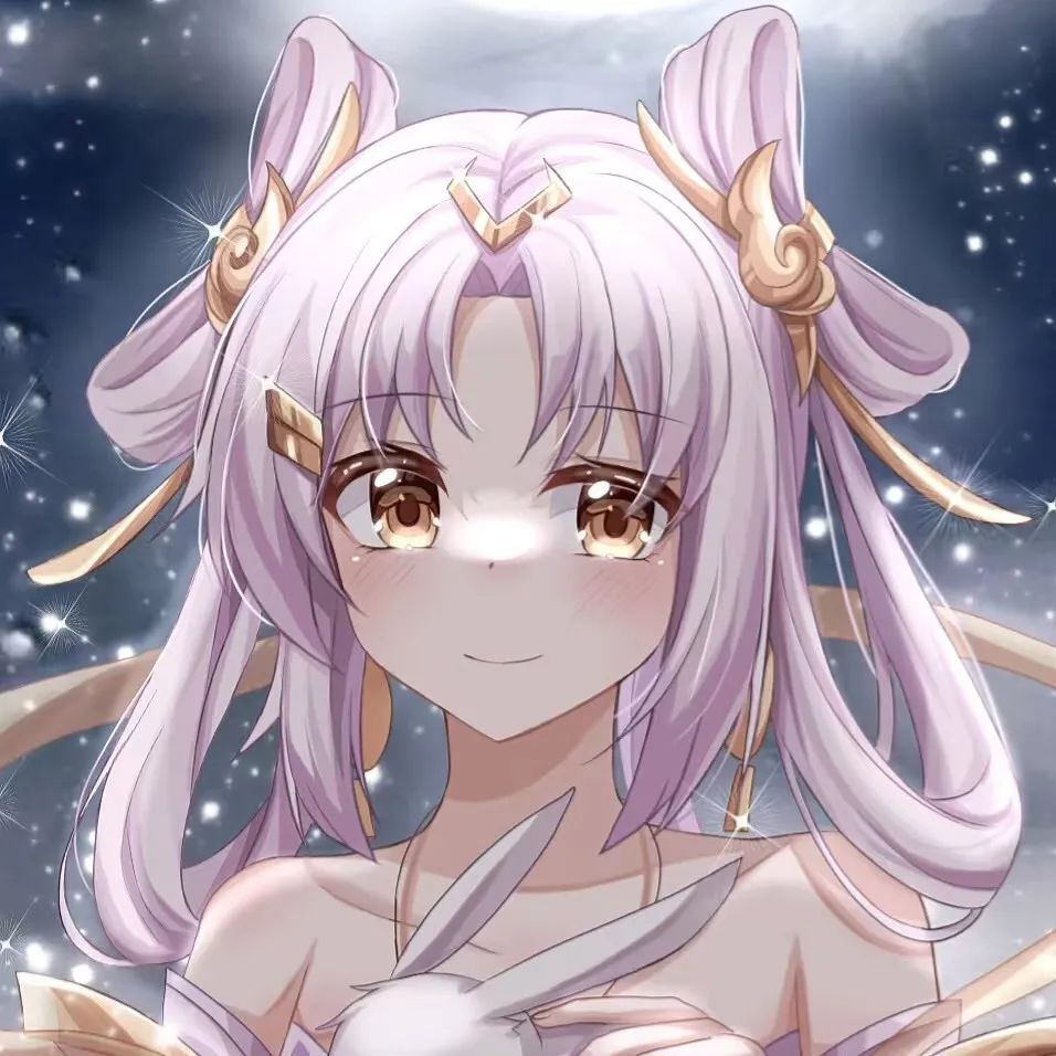 王者荣耀【嫦娥篇】头像:嫦娥真的是人间理想,太美了吧!