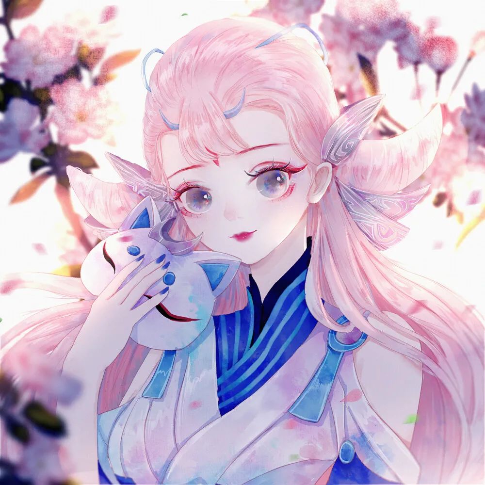 貂蝉(猫影幻舞)同人壁纸:镜之花,水中月,弦声起,半遮面.——王者荣耀