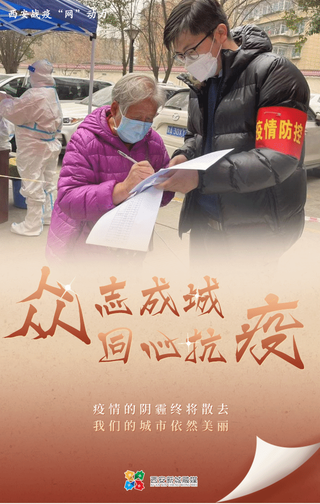西安战疫网动力众志成城同心抗疫