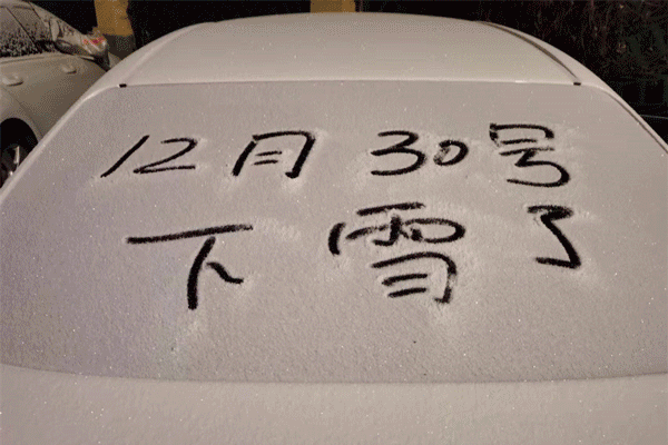 飞雪迎新年这会是2021年冰城的最后一场雪吗