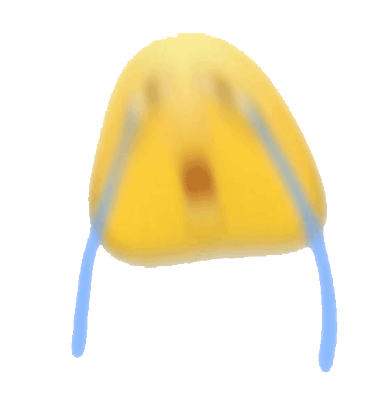 扭曲犯困小黄脸表情包我好困