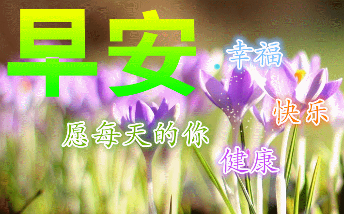 早晨问好早安的唯美句子和图片 早上好问候美句动态表情图片