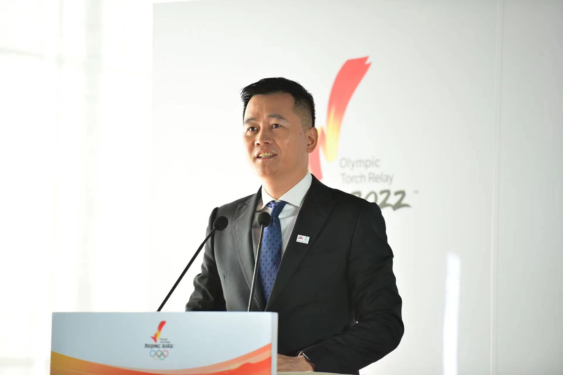 安踏集团执行董事,专业运动品牌群ceo吴永华致辞