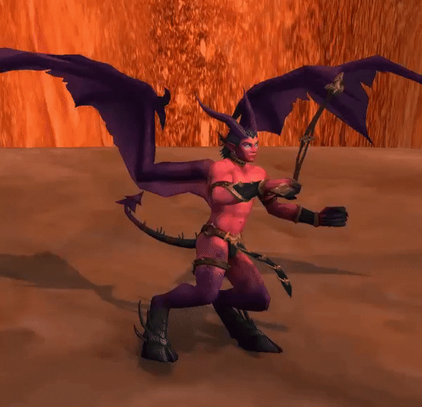 魔兽世界92ptr萨拉迈恩高清模型希尔瓦娜斯的新弓夜魔动画