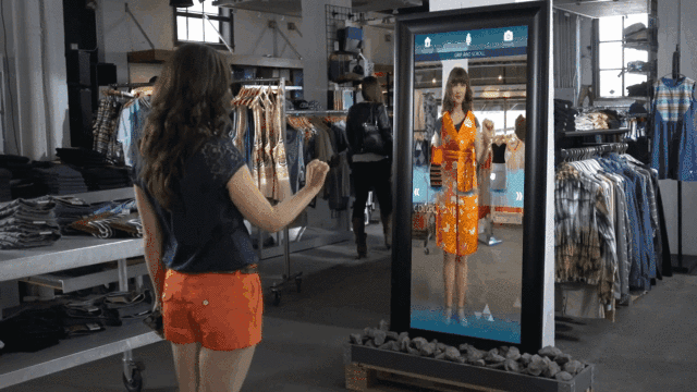 让你不试衣服也能看到衣服穿在身上的效果,这项技术被称为虚拟试衣间