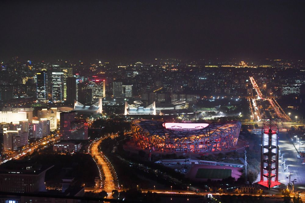 2021年10月28日,作为北京冬奥会和冬残奥会开闭幕式场地的国家体育场"