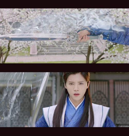 长生法器无垢剑,从剑身到挥动时的水纹都都足以乱真