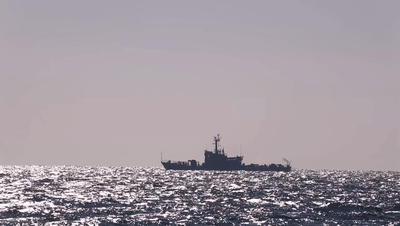 黄海海域，直击海军扫雷舰反水雷演练英语b级缺考后果
