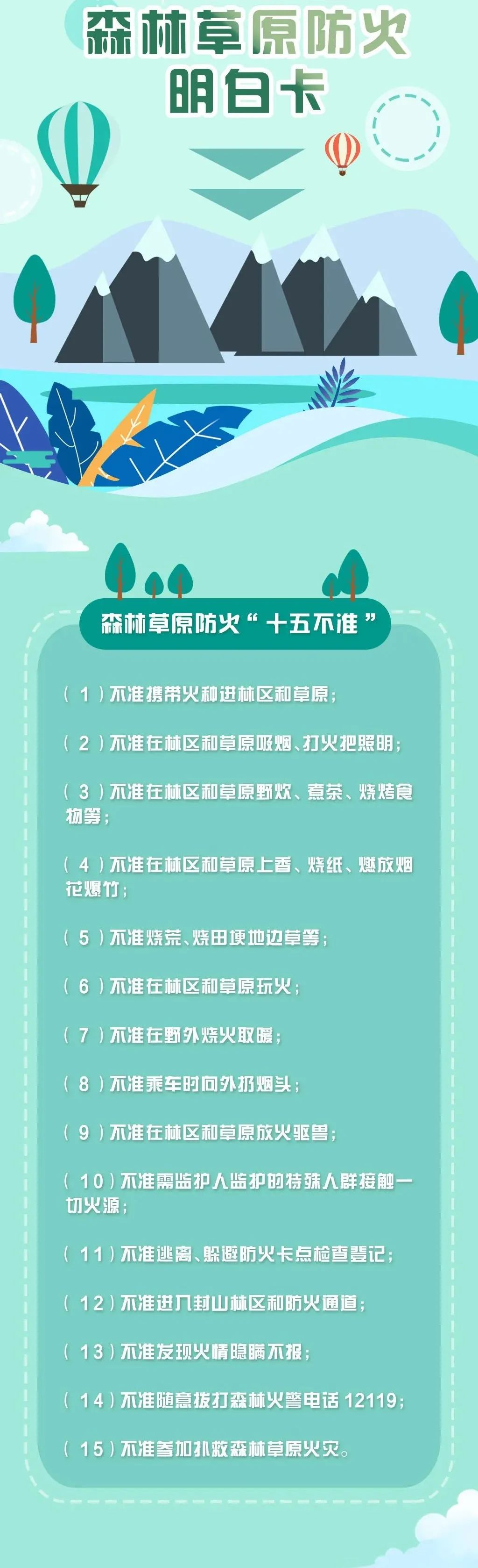 森林草原防火安全知识你一定要了解