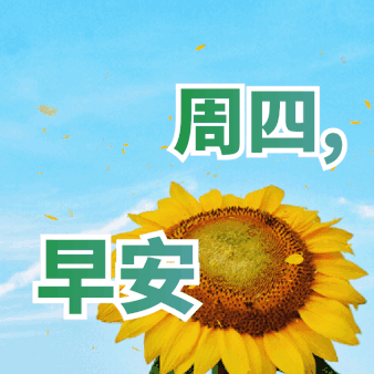 漂亮的周四早安动态图,周四好心情早安愉快!