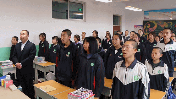 交口二中举办2022中考百日誓师活动