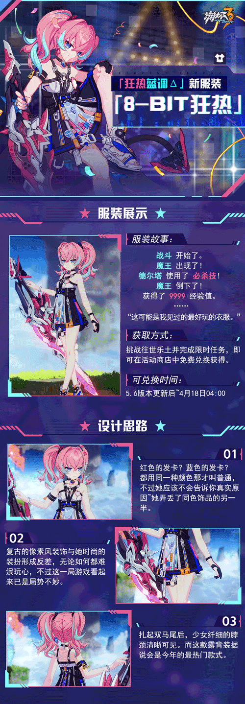 8bit狂热丨狂热蓝调Δ全新服装展示