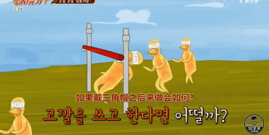 被三角帽蒙面,再加上转圈之后的方向感缺失,都能让众嘉宾憨态百出,"