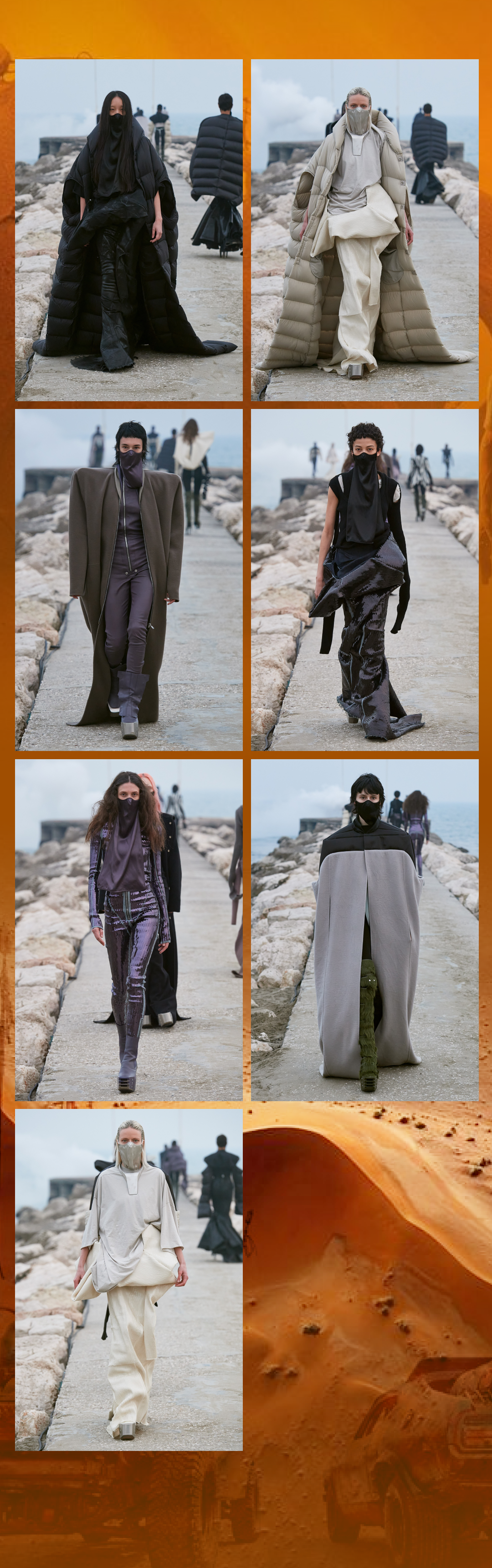 owens暗黑美学的体现,但是这种暗黑极简的风格也正好契合了废土风的