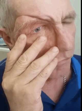 好伟大"的感叹…更让人震惊的,还是下面这个大叔…但如果他摘下鼻子