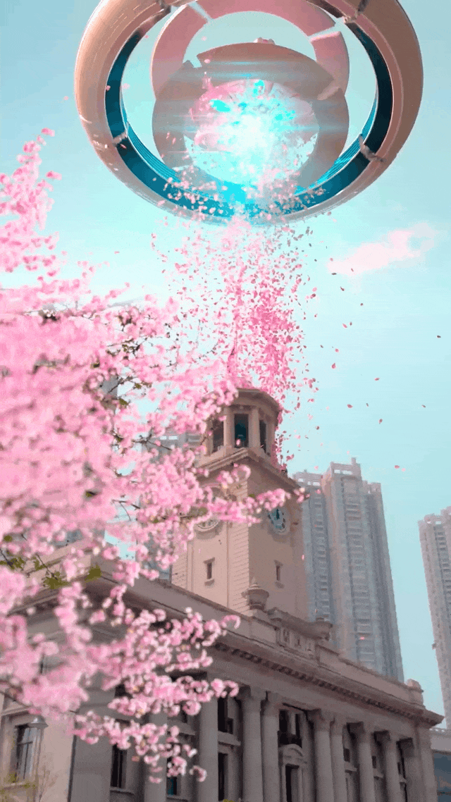 造一场梦幻绮丽的梦境把樱花的能量收集就像永远拥有了春天好想把樱花