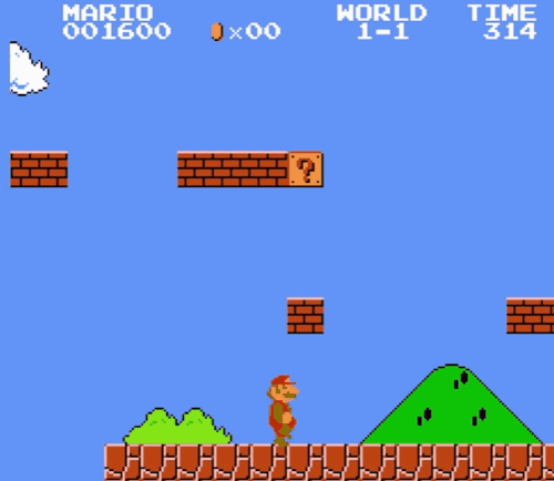 你能顶多少个 达人发现fc版 超级马里奥兄弟 隐藏金砖的秘诀 腾讯新闻