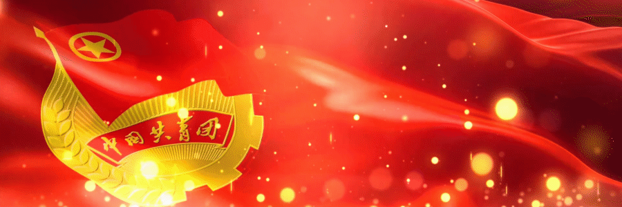 要大声说出来青春, 就是要积极秀出来和团旗一起展示不一样的青春年华