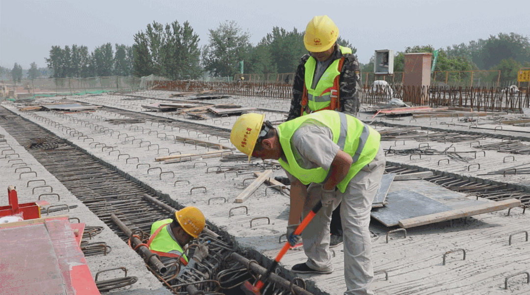 濮新高速郸城至沈丘段建设项目施工现场
