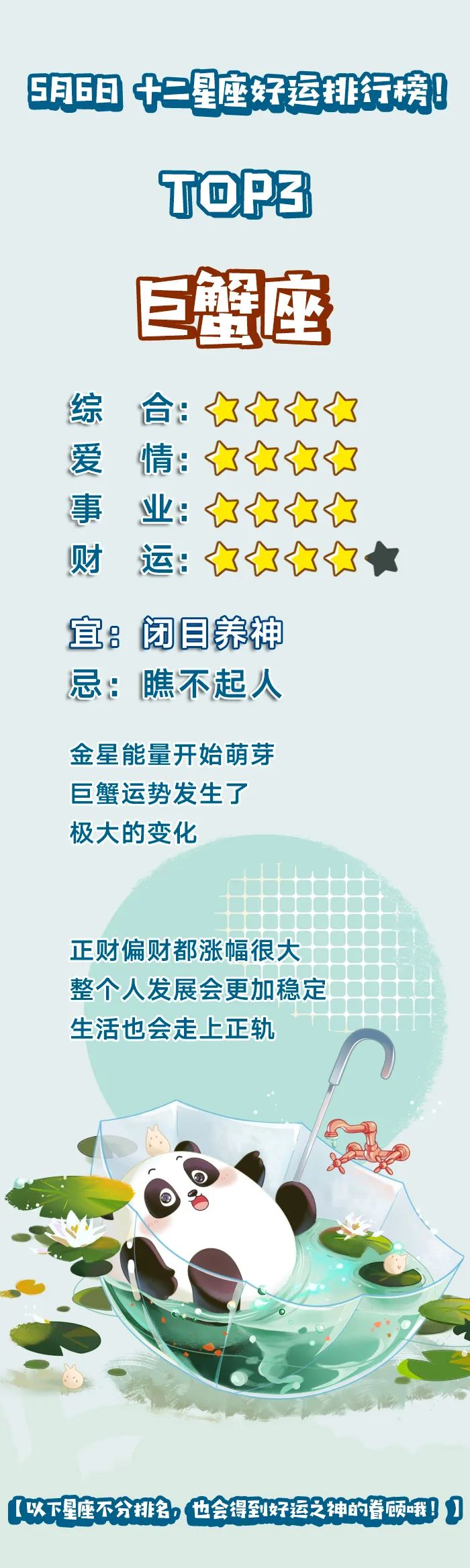 5月6日十二星座好运排行榜 天天看点