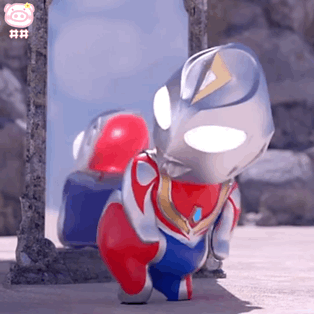 幼崽可爱小奥特曼表情包,臭美小奥特曼.