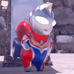 幼崽可爱小奥特曼表情包,臭美小奥特曼.