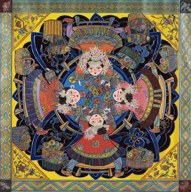 精彩"动"画丨广西农民画大展 绘出生活新面貌