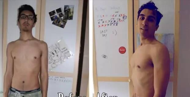 每天做300个俯卧撑,坚持一个月,看看身体会有什么变化