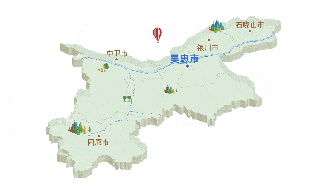 吴忠市乡镇区域图图片