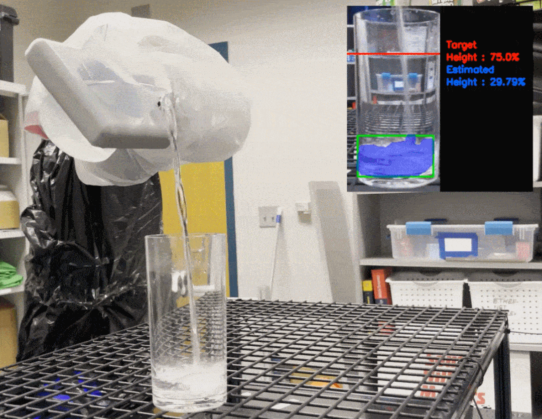 将有色液体图像转换成透明液体，CMU教机器人准确掌控向杯中倒多少水