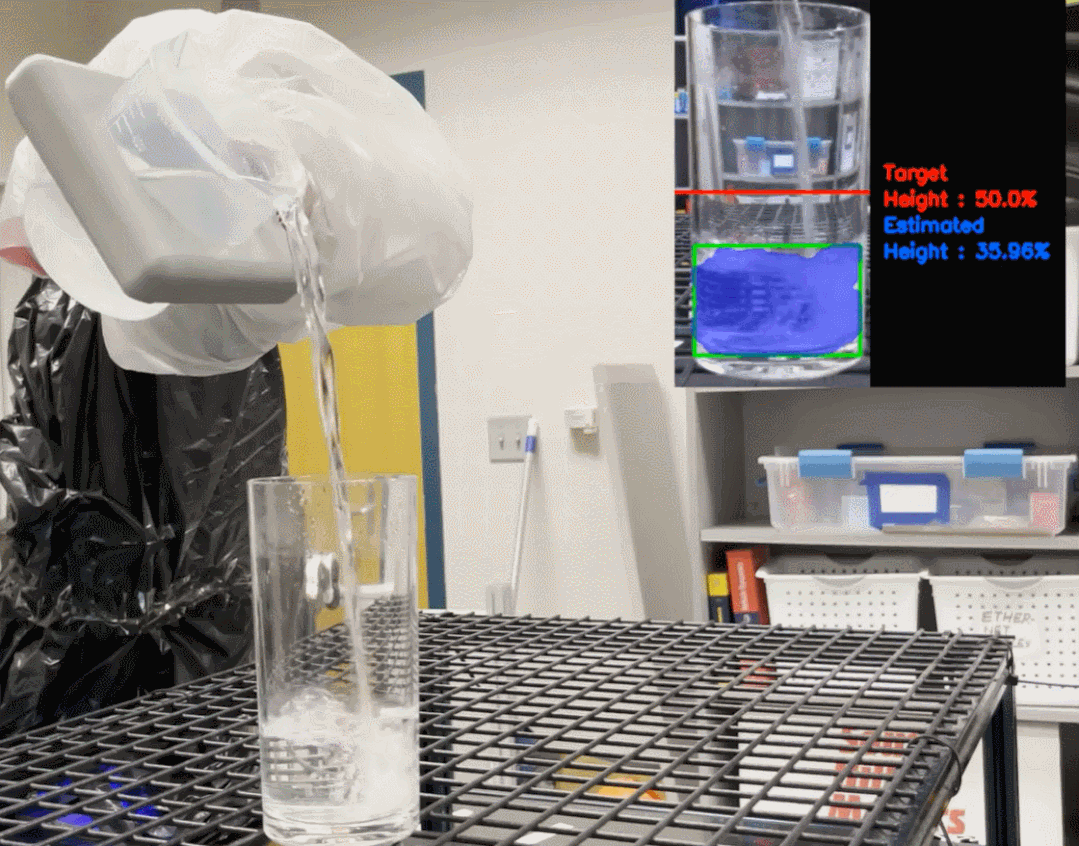 将有色液体图像转换成透明液体，CMU教机器人准确掌控向杯中倒多少水