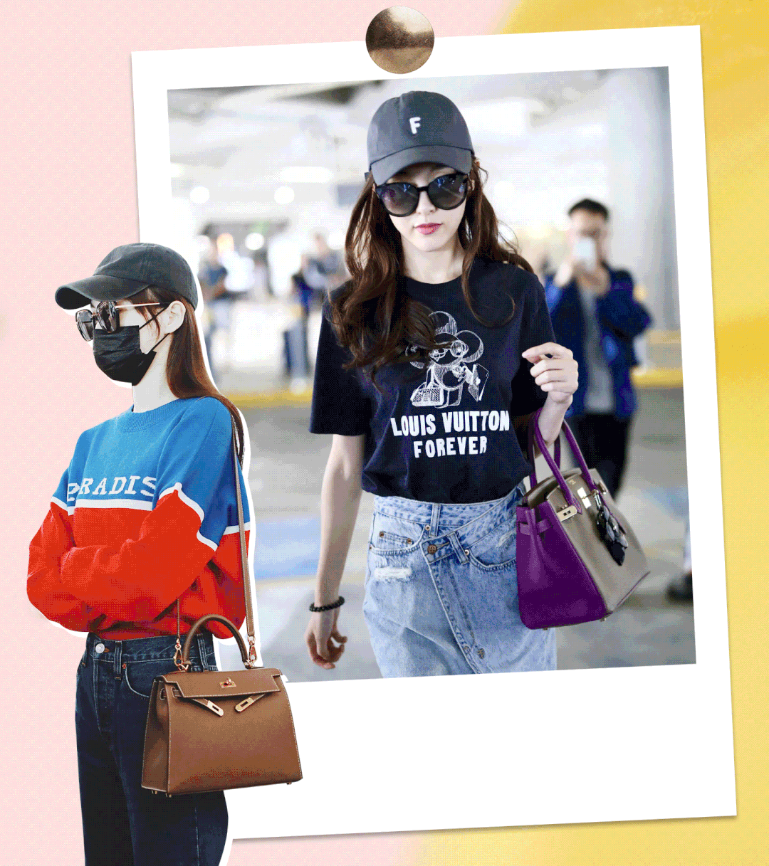 而且呀,我觉得唐嫣真的也挺会买的,像是爱马仕的三大金刚色和现在很火