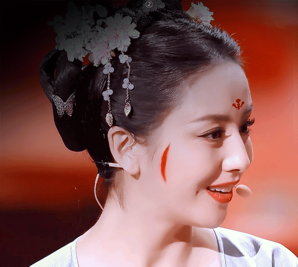 时尚文化|中国彩妆之美·面饰之花钿,额头眉心轻轻点染