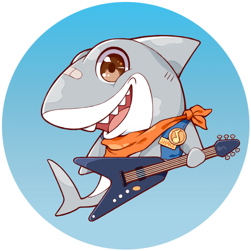 有机会获得斗鱼限定关键词·摇滚鲨鱼仔