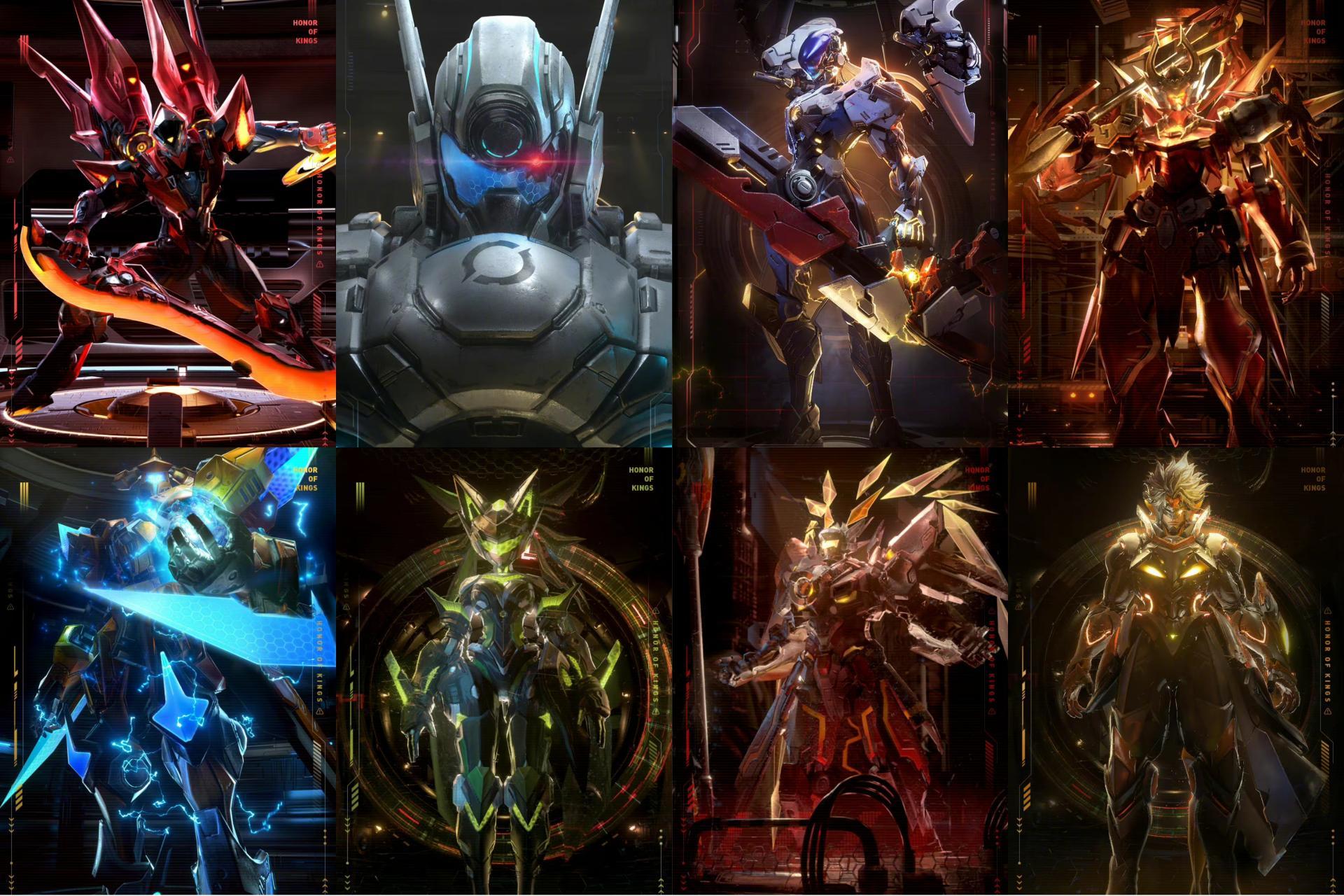 八款机甲皮肤集合巨帅李信胜率低至46下一款新皮肤预热