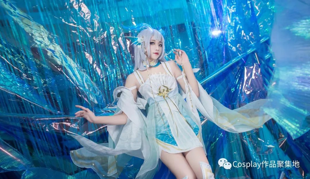 王者荣耀西施游龙清影cos美图合集翻尾照云动覆手唤潮升