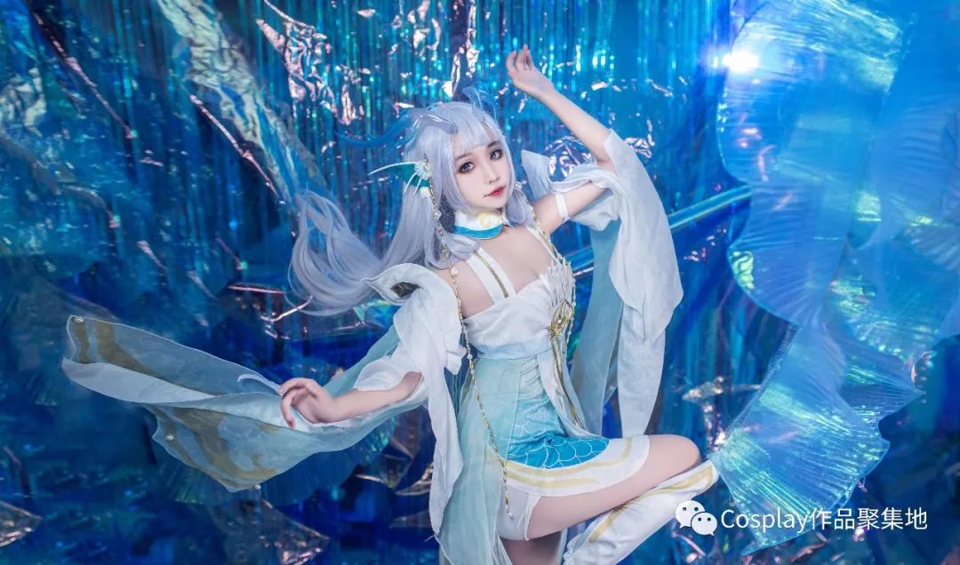 王者荣耀西施游龙清影cos美图合集翻尾照云动覆手唤潮升