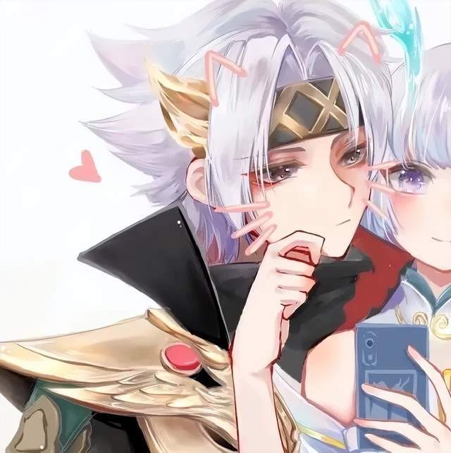 甜到心巴的王者荣耀情侣头像